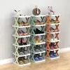 Zapatero simple en forma de X para balcón de entrada de casa, zapatero plegable y ensamblable de varias capas, estante de almacenamiento para apartamentos y dormitorios, zapatero pequeño