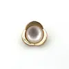 Botão de pérola estilo Chanel trevo casaco de moda feminina versátil casaco suéter cardigã com pés botão de plástico