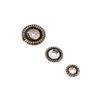 Joyería de plata esterlina 925 al por mayor de fábrica Plata tailandesa accesorios para pulsera DIY 6/10mm cuentas con borde de cuerda de cáñamo espaciadores de cuentas