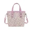 Bolso Cubo de Mano Nuevo Estilo Chino a Cuadros para Mujer Bolso de Hombro Nuevo Estilo Verano 2025 Bolso Cruzado Trendy para Llevar en la Axila o en la Mano