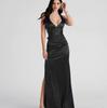 Vestido Europeo y Americano Transfronterizo con Cuello Oscilante Negro, Cubre Caderas, Banquete Elegante, Satín, Cintura Alta, Tirantes (4 colores)