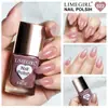 Esmalte de Uñas Base Agua Peel-Off Sin Horno Secado Rápido Desprendible Caja de Colores Set de Esmalte de Uñas Base Agua