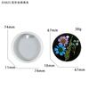 Molde de gota DIY triunfante una variedad de geométrica aromaterapia listado molde de silicona coche yeso aromaterapia listado