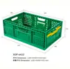 [Personalizado] Cesta Plegable de Volteo, Caja de Almacenamiento Plegable para Supermercado, Caja Logística para Entrega de Alimentos Frescos, Caja de Almacenamiento de Verduras Apilable