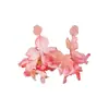 Pendientes de Flor de Cristal y Perla Estilo Resort, Diseño de Nicho, Dulces y de Moda, Ganchos Simples para Oreja, Pendientes con Ambiente Digno de Foto