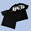 Arte Antwerp Versão de Luxo Estilo de Rua Americano Estampa Retro Camiseta Casual Masculina de Manga Curta Tendência