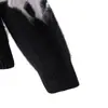 Novo Suéter 100% Caxemira Pura para Mulheres Gola Redonda Escovado Pulôver Manga Longa Blocos de Cor Suéter Bordado Top Bordado Floral