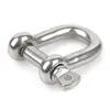 Grillete de Acero Inoxidable 304 Grillete de Arco Tipo D Grillete Extendido Hebilla de Herradura M6M8M10