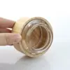 Superficie de Madera de Bambú Frasco Botella Crema Caja Pasta Vidrio 5g15g20g30g50g100g Botella Cosmética Embotellada con Tapa de Bambú