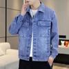 Casaco jeans masculino inverno forrado com lã espessado alta qualidade solto plus size à prova de frio à prova de vento resistente ao desgaste multibolsos top