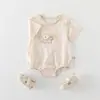 Ropa de Bebé, Mamelucos de Algodón Puro para Recién Nacidos, Mameluco Triángulo, Conjunto de Verano, Pelele de Bebé, Estilo Delgado de Verano