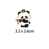Insignia de Metal con Pin de Instrumento Musical Clásico de Dibujos Animados Panda Guzheng Pipa Broche de Panda Estilo Chino Decoración para Bolso