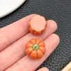 20 Pingentes de Resina Estéreo Simulados de Vegetais, Amendoim, Pimenta, Milho, Abóbora Pingente Chaveiro DIY Pequeno Pingente
