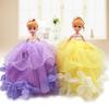 Comercio exterior muñeca de 26 cm moda falda de vestido de novia grande llavero colgante regalo creativo bebé pequeño regalo