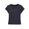 Camiseta de Manga Corta Ajustada para Mujer con Cuello Redondo, Top Básico Versátil Ajustado para Primavera/Verano 2026, Moderno y Adelgazante