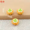 Nova Série de Tortas de Frutas DIY Artesanal Cola de Creme Acessórios de Resina Pingente Decoração Enfeites
