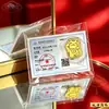 Pegatinas para Teléfono de Oro Puro 999, Láminas de Oro para Hacerse Rico de Princesa, Imanes de Refrigerador de Fortuna, Tarjetas de Oro de Tesoro, Regalos al por Mayor