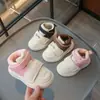 Tenis para niños 2025 Primavera y Otoño Nuevo Estilo Zapatos Casuales de Lona de Caña Alta para Niños Zapatos Blancos de Suela Suave para Bebé para Niñas