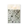Tomoni Autocolantes para Manicure Hot Stamping Novos Chinoiserie Clássicos Decorativos para Unhas Textura Metálica Relevo Material de Joalheria