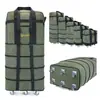 158 Bolsas de Envío para Aerolíneas Bolsa de Lona Duffel Gran Capacidad Bolsa para Mudanza y Viaje con Ruedas Tirador Trasero Bolsa Duffel de Doble Uso