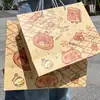 Lindo Bolso de Mano de Tamaño Pequeño Bolsa de Regalo Bolsa de Papel Grande Exquisita Estilo Ins Temporada de Graduación Embalaje para Regalo de Cumpleaños Compañero