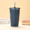 Taza de Café con Forma de Diamante de Acero Inoxidable 304, Modelo Nuevo Transfronterizo, con Popote, Taza Térmica para Uso en Exteriores, Taza de Agua para Coche, Venta al por Mayor Personalizada