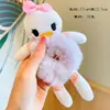 Nuevo Anillo para el Cabello de Peluche Tridimensional de Dibujos Animados de Otoño para Niños, Lazo para la Parte Posterior de la Cabeza, Bola, Accesorios para el Cabello de Gato, Cuerda para el Cabello para Mujeres