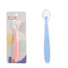 Peback Cuchara de Silicona Completa para Bebé Cuchara de Entrenamiento Alimentación de Bebé Cuchara Suave Cuchara para Comer Bebé Vajilla 70614