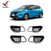 Adecuado para Nissan 21 Note E13 Modificado Especial Tazón Interior de Puerta Manija Marco Decorativo Pegatina Decorativa de Tazón Interior de Puerta