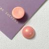 12mm Macarrón Redondo Perlado Media Pastilla DIY Accesorios Acrílicos Pendientes Pasador para el Cabello Material para Fundas de Teléfono de Mujer Venta al por Mayor