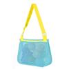 Bolsa de Almacenamiento de Papelería de un Solo Hombro, Bolsa de Playa para Colección de Juguetes de Pegatinas, Malla para Ropa de Niños, Tela de Malla Engrosada Plegable