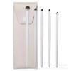 Set de 15 Pinceles para Sombras de Ojos, Pincel Biselado para Delineador, Pincel para Difuminar Sombra de Nariz, Pincel para Rubor, Pincel para Polvos Sueltos, Pincel para Corrector, Pincel Fijador