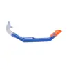 Snorkel de natación, equipo de buceo profesional de entrenamiento para niños, snorkel de snorkel, tipo completamente seco, dispositivo de respiración tipo semi-seco para adultos