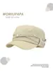 Gorra de Mezclilla Lavada Nueva de Otoño Azul Marino para Mujer, Gorra Plana Retro Desgastada de Periodista, Hace que la Cara Parezca Más Pequeña