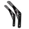 Suporte Triangular de Aço Pintado Esquerdo Prateleira de Armazenamento de Parede Suporte de Prateleira Preto/Branco Suporte de Ferro Ferragens Atacado