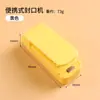 Máquina Selladora de Snacks Pequeña Mini Sellado de Plástico Empaque Bolsa de Plástico Casera Conservación de Alimentos Sellado al Vacío Portátil