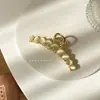 Pinza de Agarre de Ópalo para Fijar el Cabello en la Parte Trasera de la Cabeza Pinza Grande Mediana de Aleación Pinza de Tiburón Pasador de Pelo Pinza para Salir