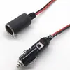 Coche 12V Encendedor de Cigarrillos Hembra Cable de Extensión DC Enchufe en forma de D Cola en forma de B Cable Enchufe Refrigerador Encendedor de Cigarrillos para Coche
