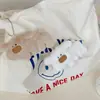 Boneca de Pelúcia Criativa de Cachorro de Desenho Animado Enfeites Pendurados Fofos para Casal Chaveiro para Mochila Escolar de Estudante Boneca Presente