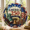 Ornamentos de Acrílico para Janela com Quebra-Cabeça para Celebração do 250º Aniversário