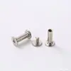 En stock remaches niquelados macho-hembra remaches para libro de cuentas remaches para álbum remaches para recetas acero al carbono m4-5*150