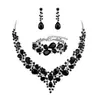 Joyas Joyería para Mujer Collar Pendientes Pulsera Set de Joyas Moda Banquete de Novia Joyería de Exportación de Gama Alta