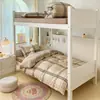 2026 Nuevo Modelo Cama de Estudiante Algodón Puro Estampada Litera para Dormitorio de Estudiantes Juego de Tres o Cuatro Piezas