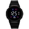 Reloj electrónico de unicornio más vendido simple estudiantes de primaria y secundaria reloj multifunción reloj despertador luminoso reloj de pareja una generación de cabello