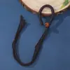 Cordão de Linha de Algodão Estilo Xizang com Casca de Fruta Sino de Vento Corda Colorida Trançada à Mão Chaveiro Pingente de Joia Semi-Acabado Atacado do Fabricante