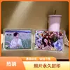 Suprimentos em Branco para Transferência de Calor Enfeites de Cristal Porta-Retratos Presentes para Casal Enfeites Decorativos Presentes Personalizados para Desktop Criatividade
