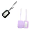 Etiquetas de Bagagem de Silicone Multicor Mais Vendidas no Exterior com Cordão para Prevenir Perda, Logo Personalizável, Etiquetas de Identificação para Mala de Viagem e Bolsa de Mão