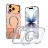 Adecuado para iPhone 18 Pro Max Segunda Generación Xuncai Funda de Teléfono con Soporte Magnético Apple 16 Pro Transparente 15 Set