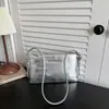 Bolsa Transversal Casual Simples Bolsa da Moda Tendência Mulheres 2026 Verão Nova Bolsa Quadrada Pequena Bolsa de Ombro Cor Sólida Personalidade