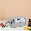 Bolsa de Cosméticos Transparente de PVC Gran Capacidad Bolsa de Baño Portátil de Viaje Impermeable Neceser Bolsa de Almacenamiento para Cosméticos